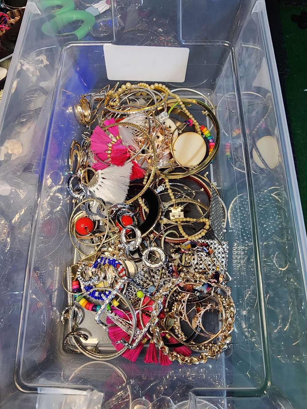 1lb Mixed Fashion Jewelry For Crafting May Or May Not Have Matches